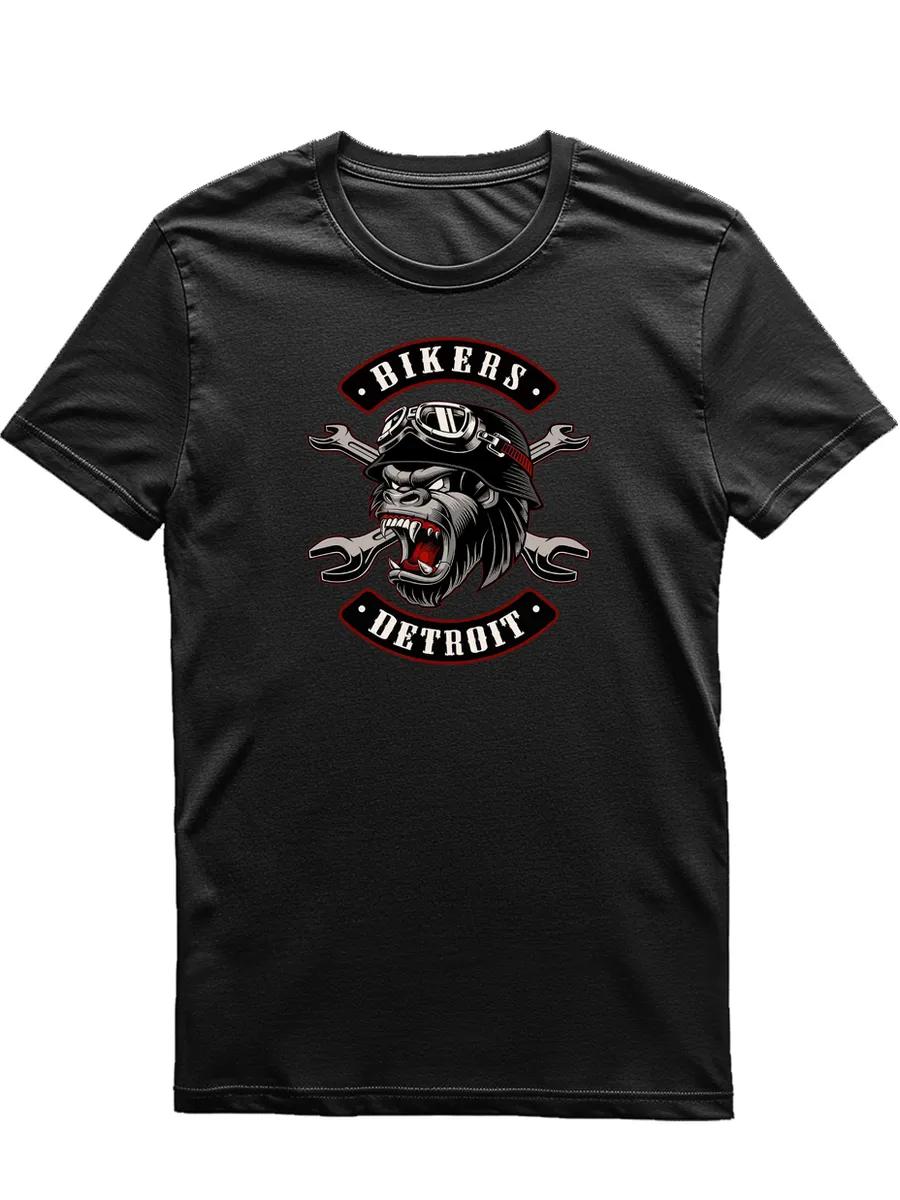 Tambov Wolf with Wolf Auf Funny Printed T-shirt S
