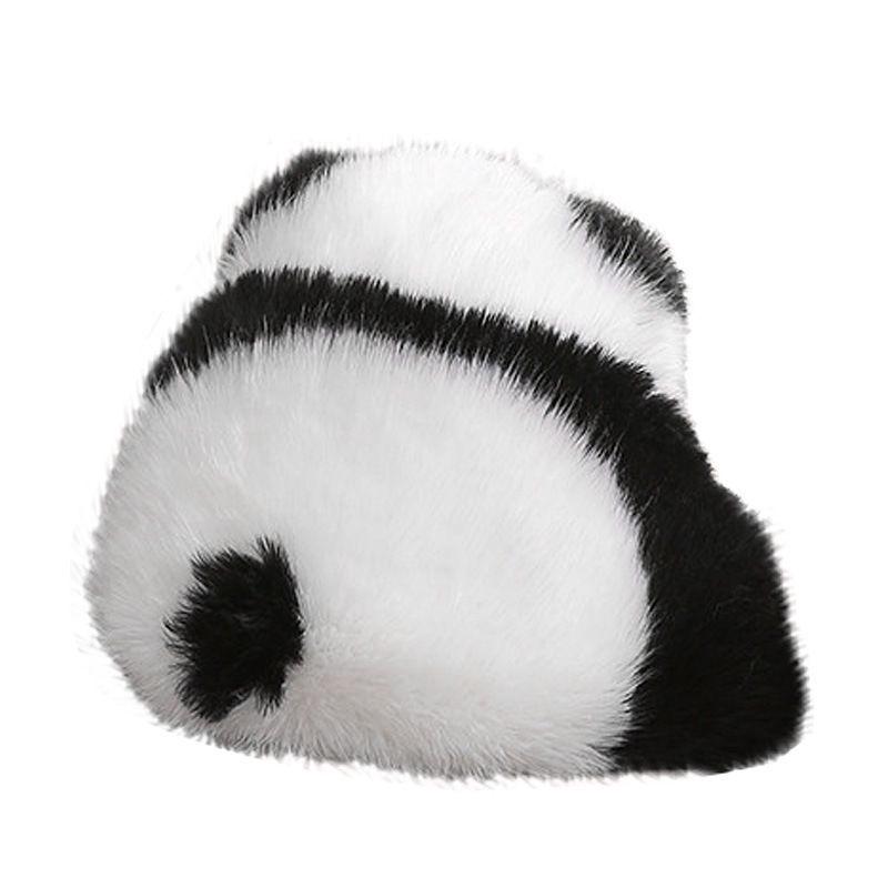 Nordic Wool Panda Hugging Pillow – Bedside Cushion & Sofa Lumbar Support