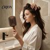Salon Quality Scalp Brush Boar Bristles Vented Paddle Brush, Massage Hair Comb with Long Handle, Blow Drying Styling Detangling for Men Women