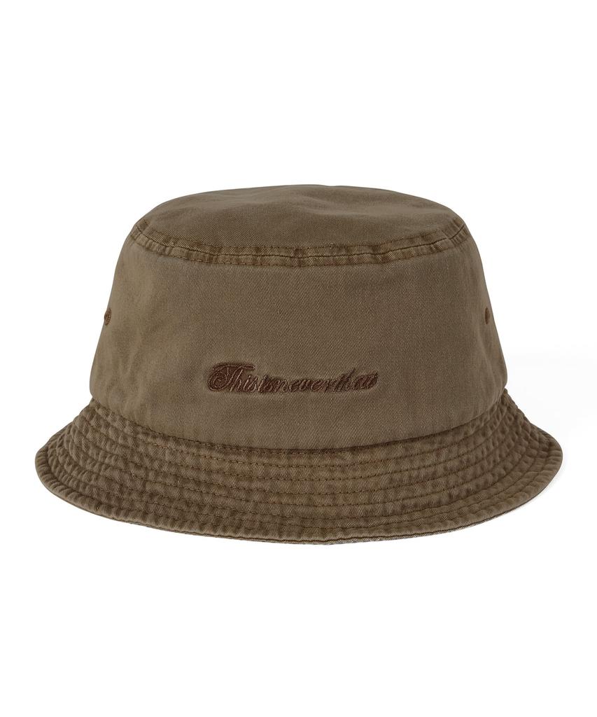 THISISNEVERTHAT Overdyed Sct-Logo Bucket Hat Beige