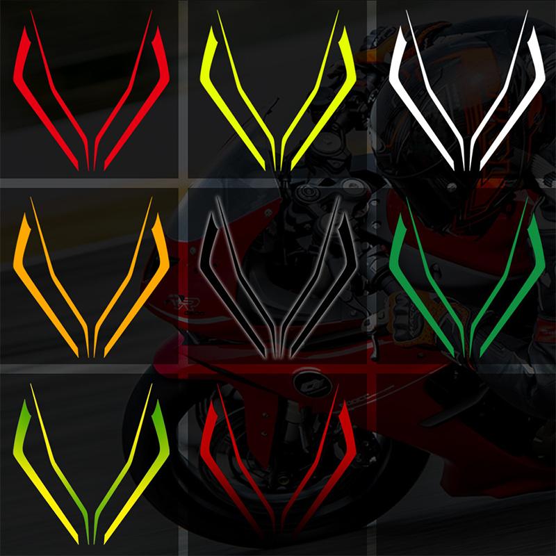 For 600 350 250 Front End Stickers Waterproof Sunprotection Reflective Motorcycle Modification Stickers Accessories