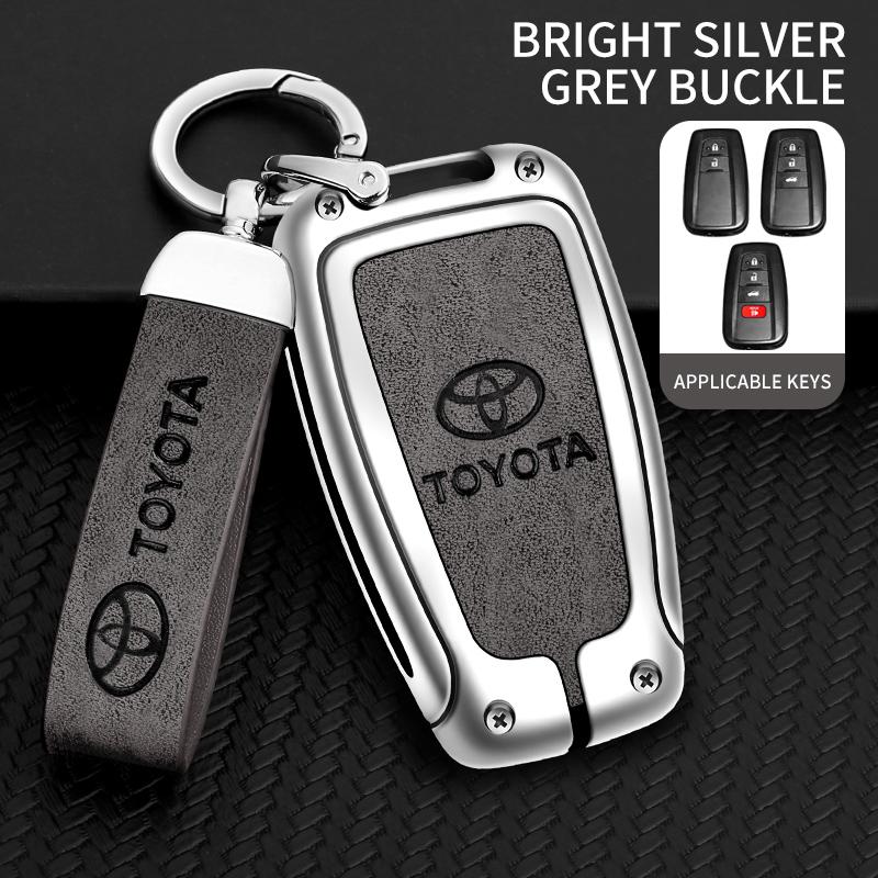 Car Remote Key Cover Case Holder Shell For Toyota CHR Prado 2017 2018 Prius Camry Corolla RAV4 2017 2018 2019 2020 Accessories C