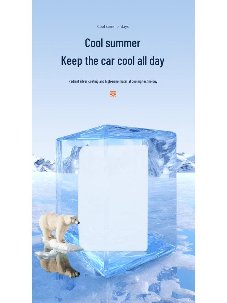 XPeng 23 G6 Sunroof Ice Crystal Sunshade: Heat Insulation, Sun Protection, Privacy Shield, Opaque