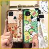 Waterproof Wrist Strap Phone Case For ZTE Blade V2020 Vita/Blade20 Smart/10 Smart Fashion Design Anti-knock Ring Cartoon