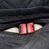 Full Coverage Rear Seat Dog Cover with Durability Fabric and Quilted Padding for Cleaner Car Travel, Hair Control, and Comfortable Resting Space