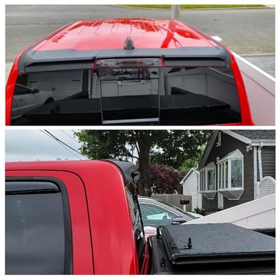 Rear Roof Spoiler Compatible with 20192025 Dodge RAM 1500 Crew Cab Pickup Trucks Aerodynamic Design for Enhanced Stability and
