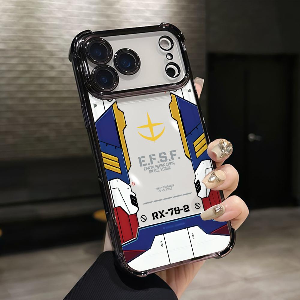 

Fashion Machine G-Gundams Phone Case for Samsung Galaxy S26 S25 S24 S23 S22 S21 S20 FE Ultra Plus 5G Anti-drop Transparent Cover Galaxy S21 Ultra 5G