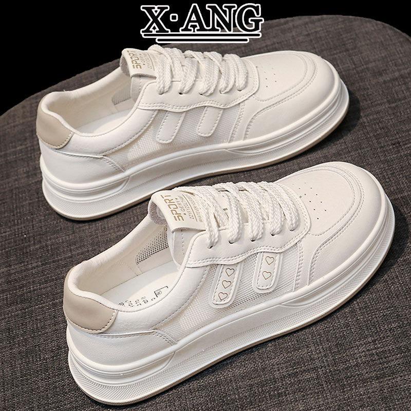 

Кожаные маленькие белые туфли детские универсальные мягкая подошва не устают ноги одинарные туфли весна и лето новые дышащая сетка повседневные кеды 40