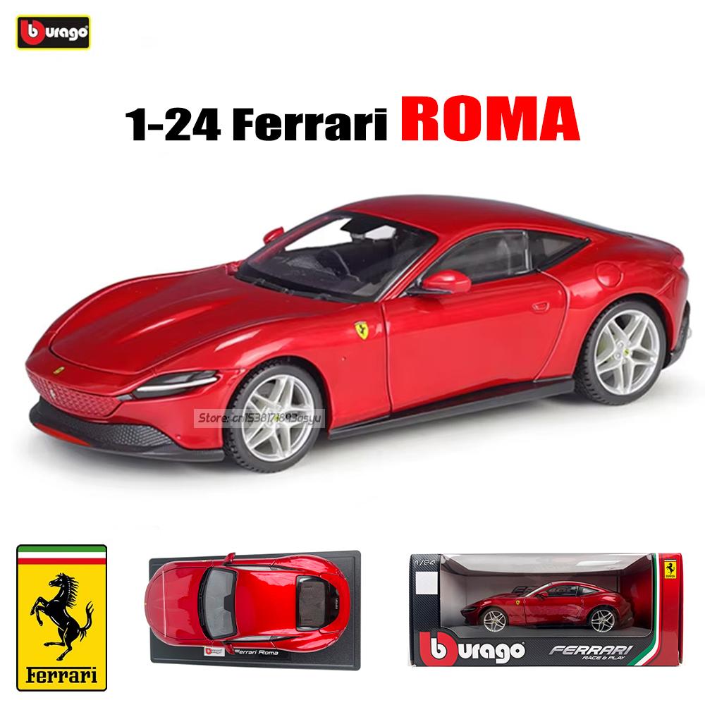 Burago 1:24 Ferrari 12 Cilindri LAFERRARI 250 SF90 Roma F12 PUROSANCUE SP1 ENZO Legierung Automodell Diecast Spielzeugsammlung Geschenk
