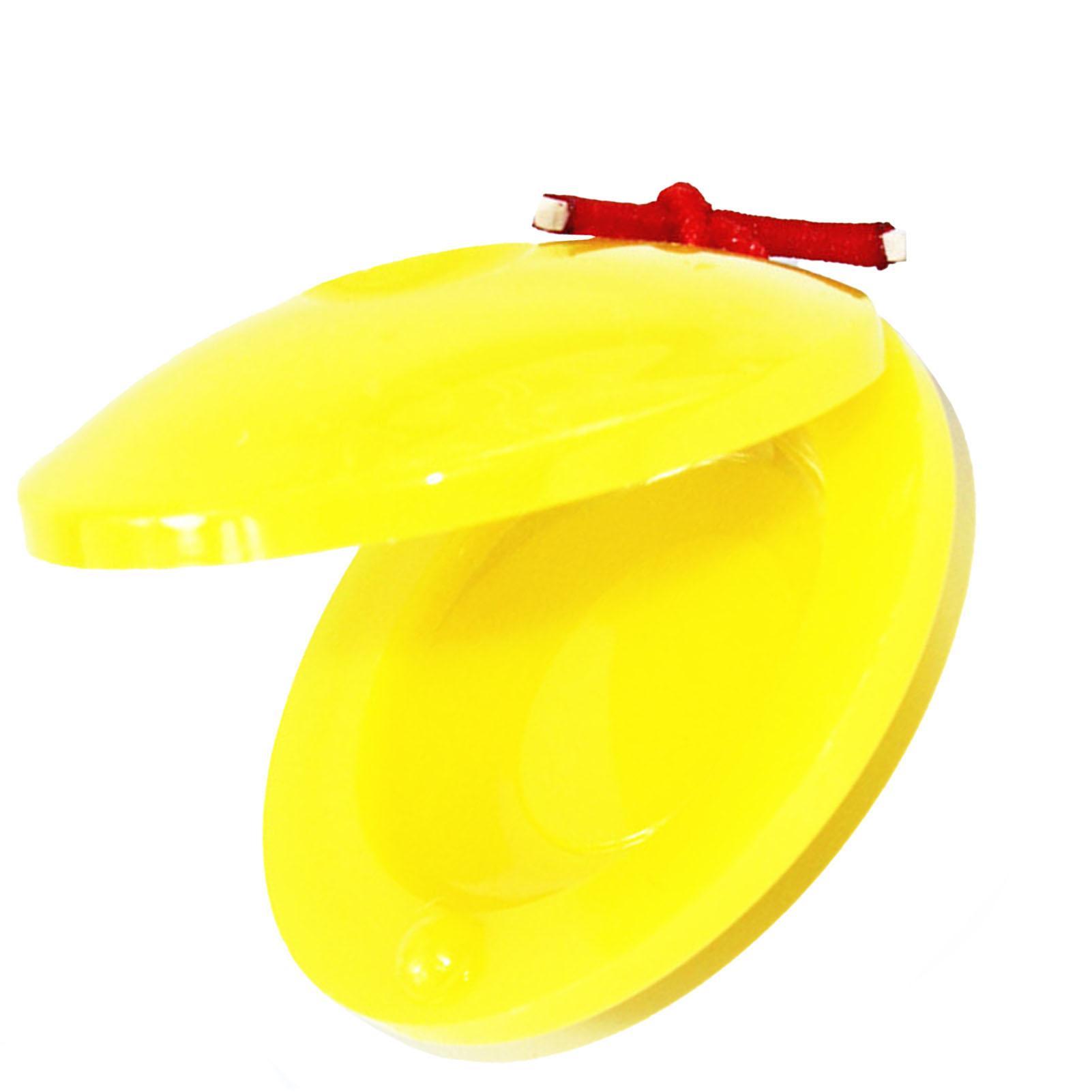 

Детский пальчиковый кастаньет пластиковый кастаньет музыкальный инструмент ритм обучающая игрушка для детей желтый