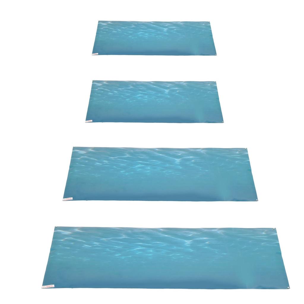 Fish  Decorative Picture Fish  Background Sticker PVC Self Adhesive 3D Sea Pattern Aquarium Poster Decoration