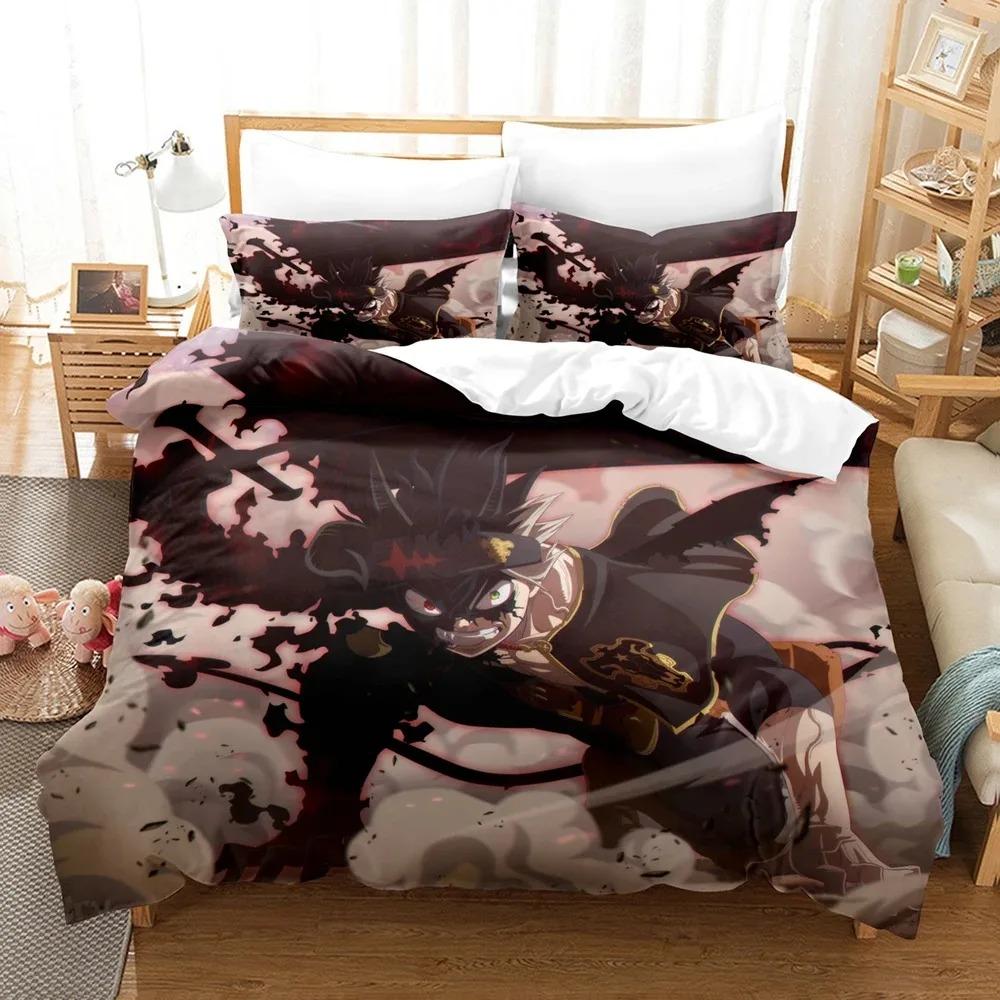 3D Print Anime Black Clover Bedding Collections Duvet Cover Collection With Pillowcase Twin Full Queen King Bedclothes With Bed Linen Home Textiles