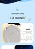 Dolphin Rechargeable Two-Speed Silicone Night Light with Remote for Kids