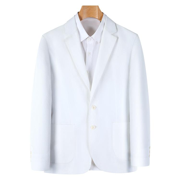 [Weaving Texture Pattern&Lightweight Single West] autumn crisp and stylish business casual men's suit jacket