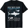 Great White Shark T Shirt Science Sharks Facts Geek Graphic