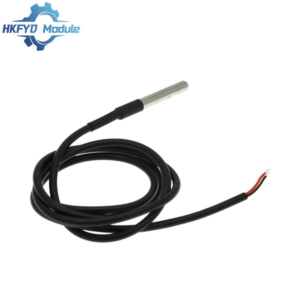 Waterproof DS18B20 Temperature Sensor Module Kit Probe 1-10M Cable for Arduino Stainless Steel