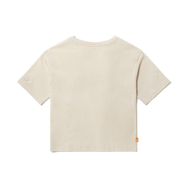 Timberland Casual Breathable Short Loose Sleeve T-Shirt Women Tops A6AGD-CR3