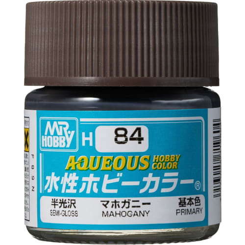 

GSI Creos New Water-based Hobby Color Mahogany Semi-gloss 10ml Model Paint H84