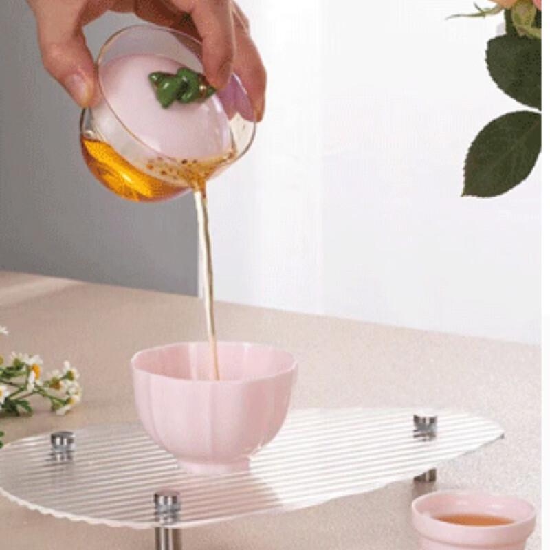 Jingxun Ceramic Travel Tea Set (1 Pot, 3 Cups)