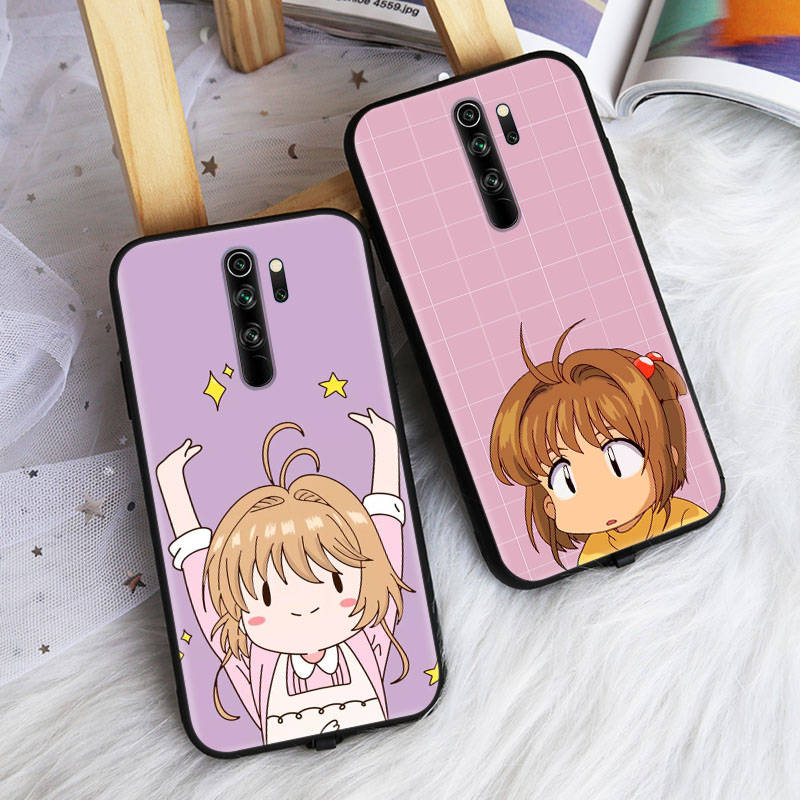

Чехол для iPhone 15 14 12 Xiaomi Redmi Note 13C VIVO Y20 Samsung S24 FE Realme C21y OPPO A76 Cardcaptor Sakura