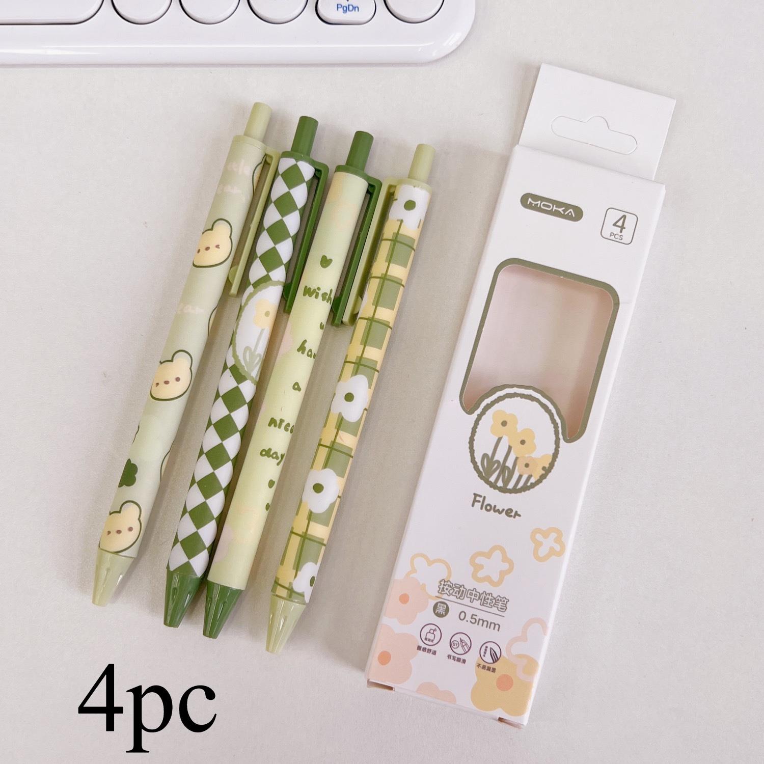 

0,5 мм гелевая ручка с рисунком в виде мультфильма, ручки для письма, креативная ручка для подписи, милые канцелярские принадлежности для офиса, школы, офиса, школы, канцелярские принадлежности зелёный