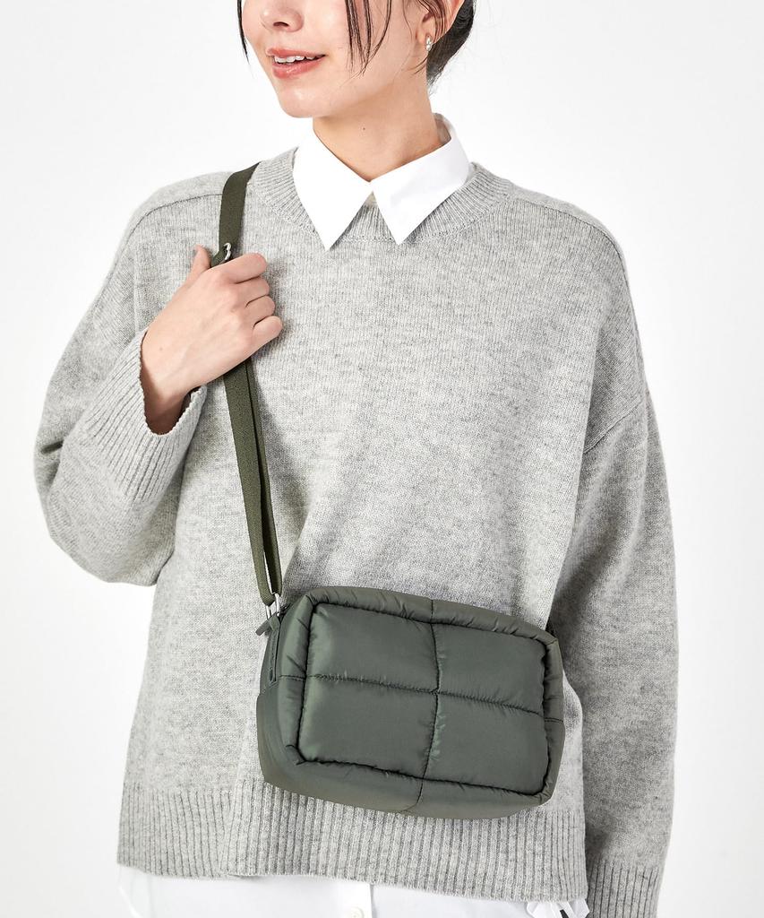 PUFFY MINI CUBE3973Staubiges Oliv