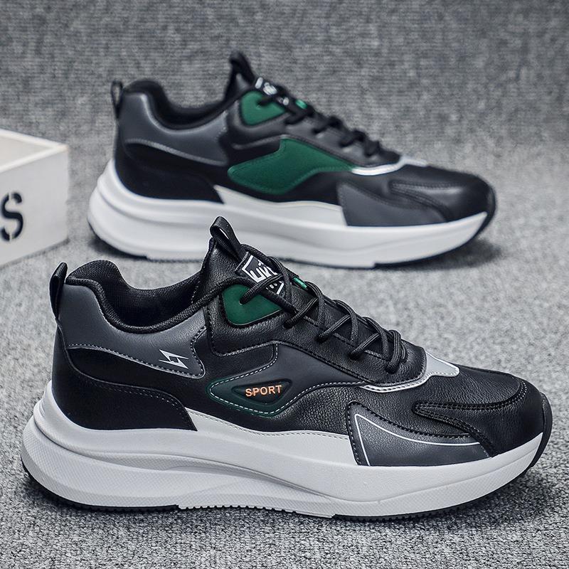 Autumn New Men's Shoes Breathable Versatile Low-top Board Shoes Lace-up Trend Casual Shoes Soft-soled Sports Shoes Outdoor Tooling Shoes