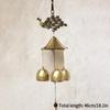 Carillon Eolico in Rame Retro Campana Eolica Ciondolo da Appendere Decorativo Campanello da Porta Ciondoli Orientali Portafortuna Decorazione per Finestra Giardino Esterno
