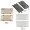 2Pack Car License Plate Tinted Tag Shield Cover Plastic Clear Protector Car License Plate Frame License Plate Accessories