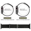 Pasek magnetyczny do zegarka Apple 9 8 7 41mm 45mm Ultra/2 49mm męski damski metalowy oddychający pasek do iWatch 6543SE 44mm 40mm 42mm