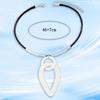 Hot-selling simple personality niche design cold wind geometric alloy accessories women's long necklace