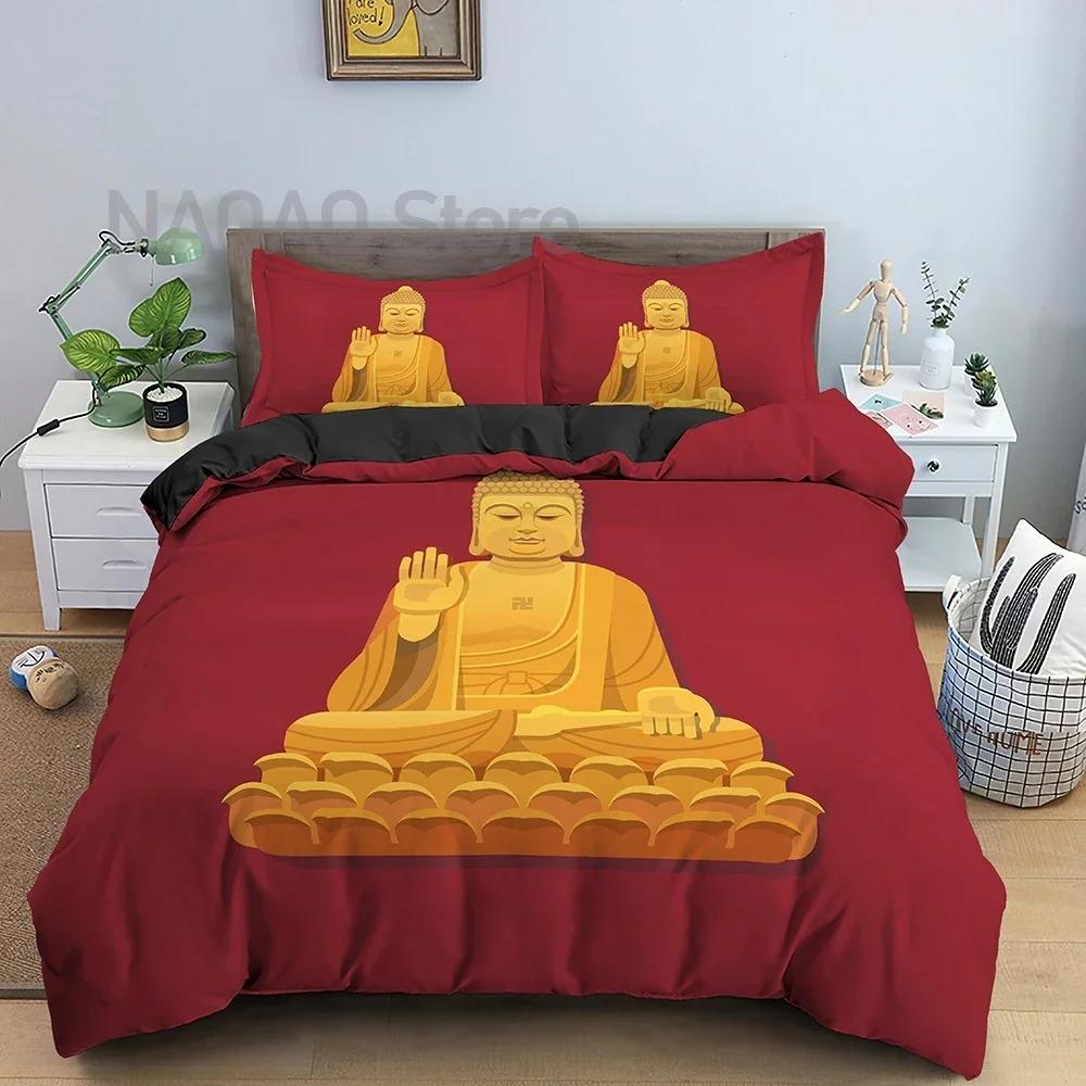 

Семейный комплект постельного белья «Будда» с пододеяльником «Мандала», роскошные комплекты постельного белья размера «king-size» в стиле бохо, 23 предмета с наволочкой золотистого цвета 70x133cm 2pcs