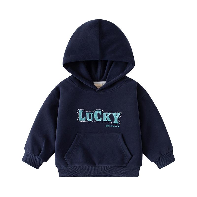 Boys Hoodie Sweatshirt Long Sleeve Casual Streetwear Pullover Spring Autumn Fashion Top Clothing for Toddler and Kids