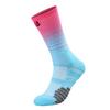Training Socks Striped Patchwork Achilles Tendon Protection Breathable Non-Slip Towel Bottoms Anti-friction Soccer Socks for Adult