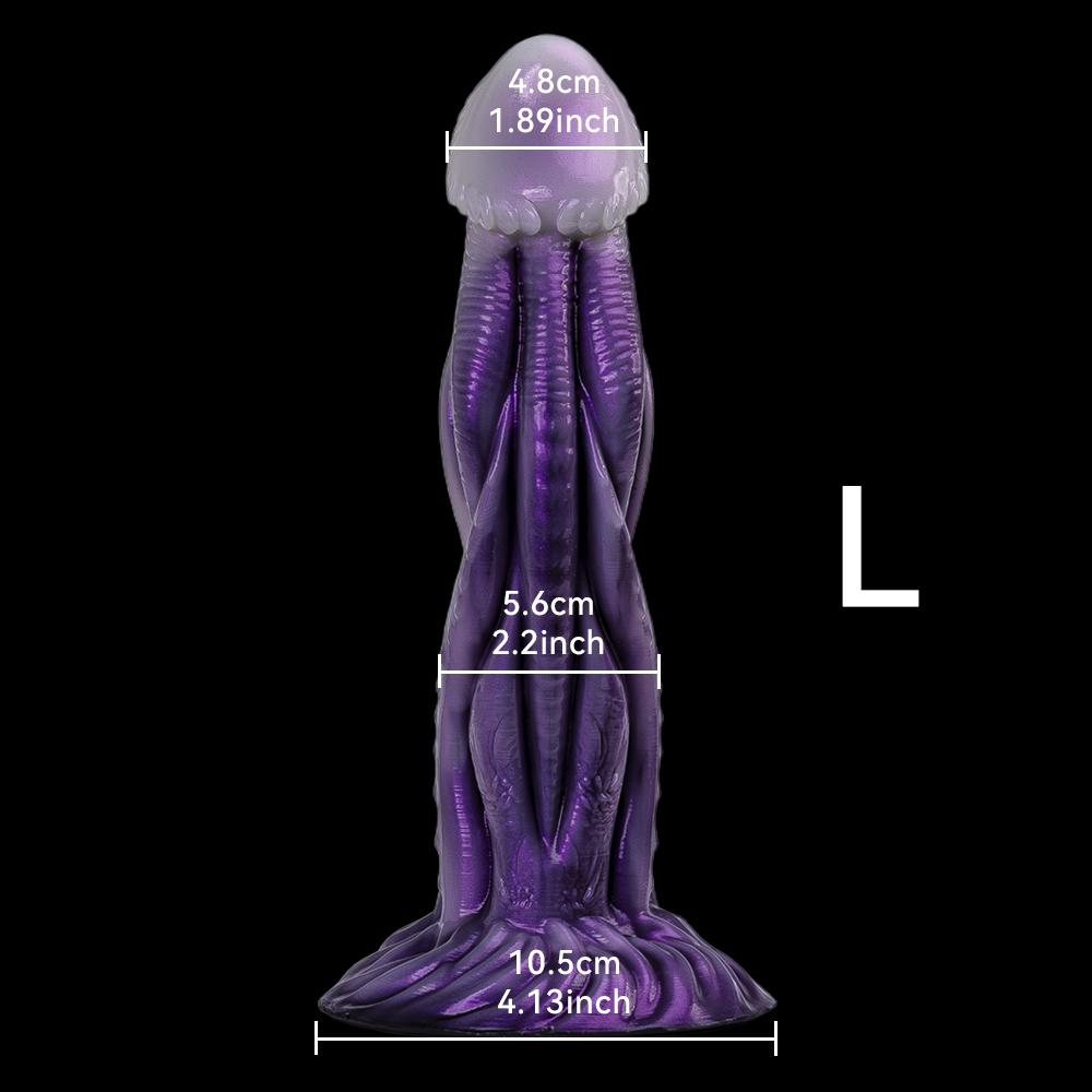 Monster Anal Plug Sex Toy Simulated Penis Vaginal Massager Stimulating G-Spot Suitable For Couple Training Sex Toys