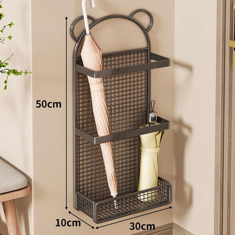 Punch-Free Panda Umbrella Stand - Creative & Water-Draining Storage for Entryway