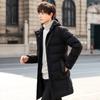 Winter Cotton-padded Men's Cotton-padded Padded Men's Long Jacket Men's Hooded Coat Cotton-padded Jacket