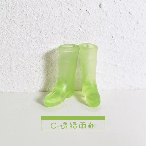 1/6 1/12 Doll House Simulation Miniature Mini Long Rain Shoes Boots Model Decor