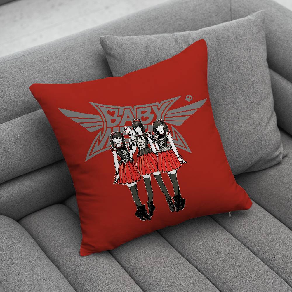 BBabymetal Metal Forth Pin Pillow Case Pillowcase Home Sofa Cushions Car Cushions Pillowcover Office Pillowshell Pillow