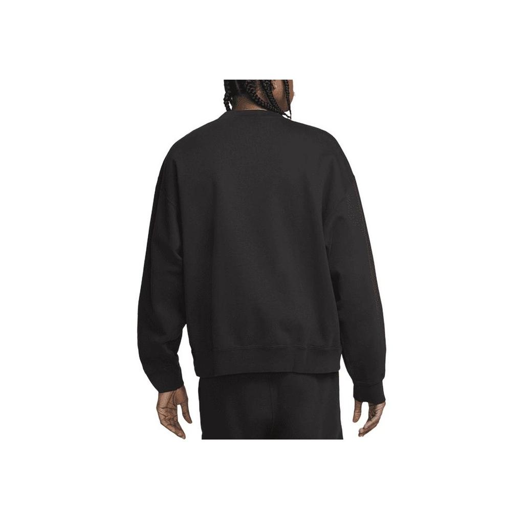 Stussy X Nike Fleece Crew Black Unisex Tops DO5310-010