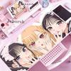 Süßes Anime Kitagawa Marin MMy DressUp Darling Mauspads Großes Gaming-Mauspad mit Genähten Kanten Verdickte Schreibtischunterlage PC