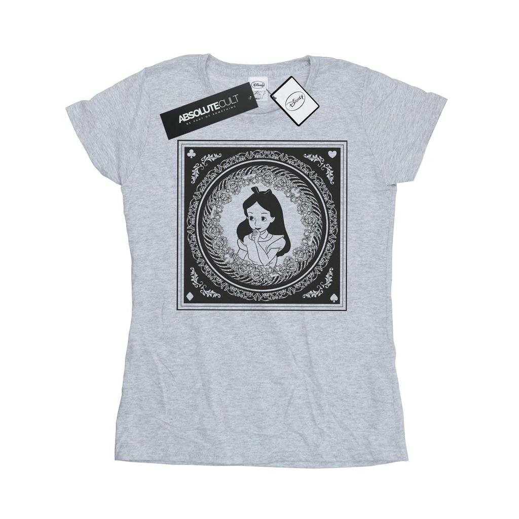 Disney Womens/Ladies Alice In Wonderland Box Cotton T-Shirt