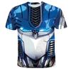 Summer Man 3D Printed Transformers T-shirt Children Cool Cartoon Short Sleeve Clothing Boys Girls Fashion Trend Streetwear