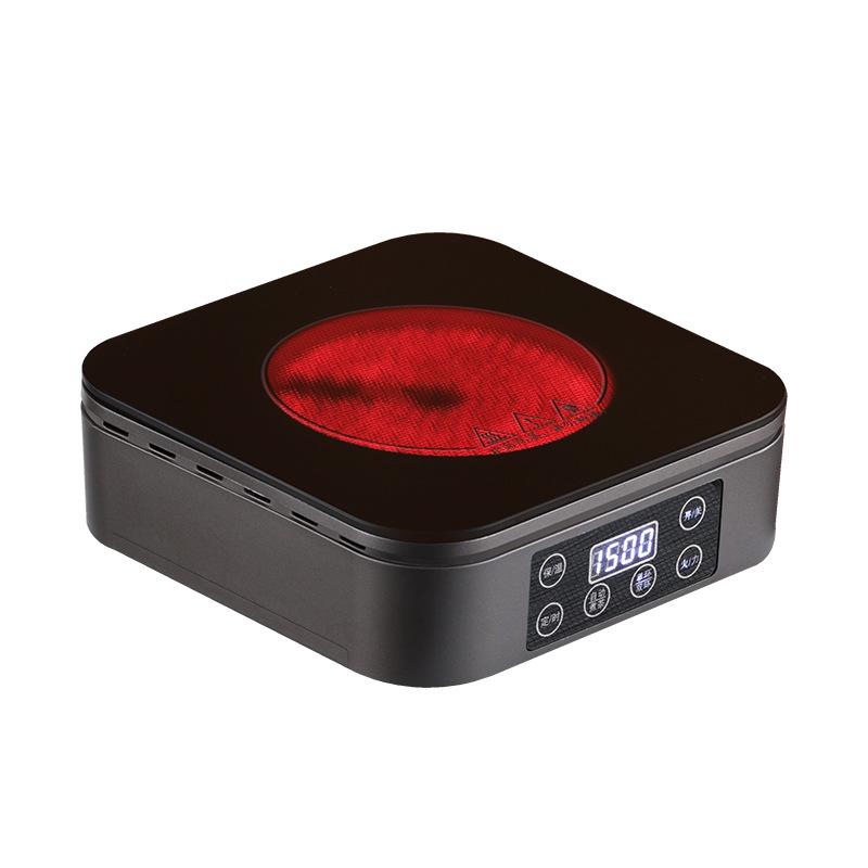 Smart Electric Ceramic Double Ring Tea Brewing Stove - High Power, Timer, Heat Preservation for Small Households