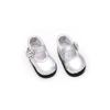 British Style Shoes Boots with Black Buckles Retro Dress Up Footwear  for 1/6 BJD Dolls