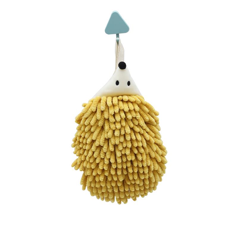 

Шениль Коралловый Флис Ежик Мультяшное Животное Подвесное Ручное Полотенце See details for size