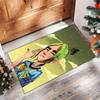 Soft Crystal Velvet Floor Rug,Billie Eilish Anti Slip Decorative Carpet, Plush Area Mat For Indoor Home Decoration