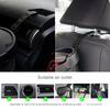 Universal Car Trash Can with 4 Ways To Tall Portable Air Vent Hang Seat Back Mount Waste Bin Bag for Auto Interior Organizer