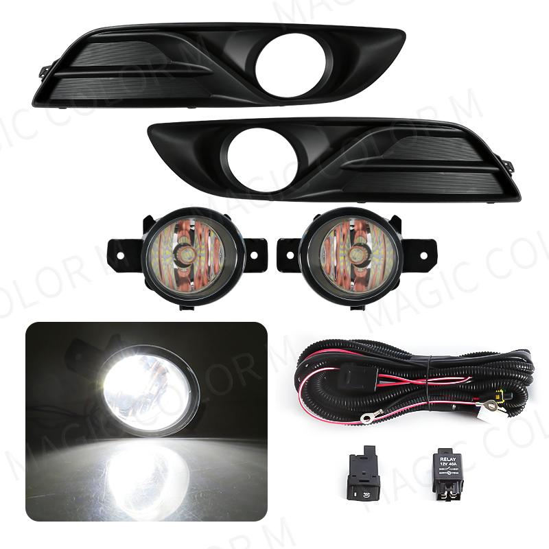 LED Tåkelys For Nissan Sylphy Sentra Bluebird 2013 2014 2015 Kjørelys Støtfanger Foran Kjøre Biltilbehør 12V