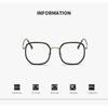 Women's Style Fashion Myopia Glasses Trendy Retro Blue Light Blocking Glasses for Ladies Men Square Clear Near Sight Eyeglasses
